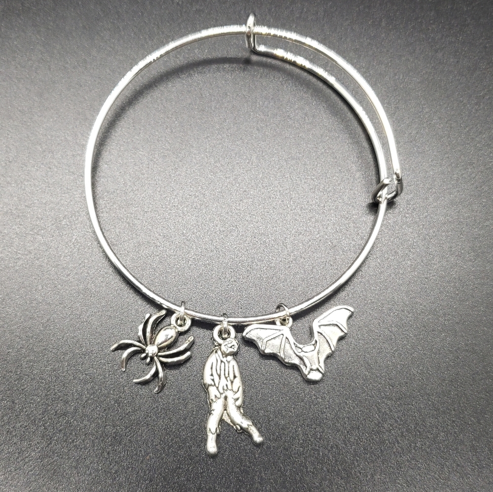 Spider Zombie Bat Halloween Bracelet